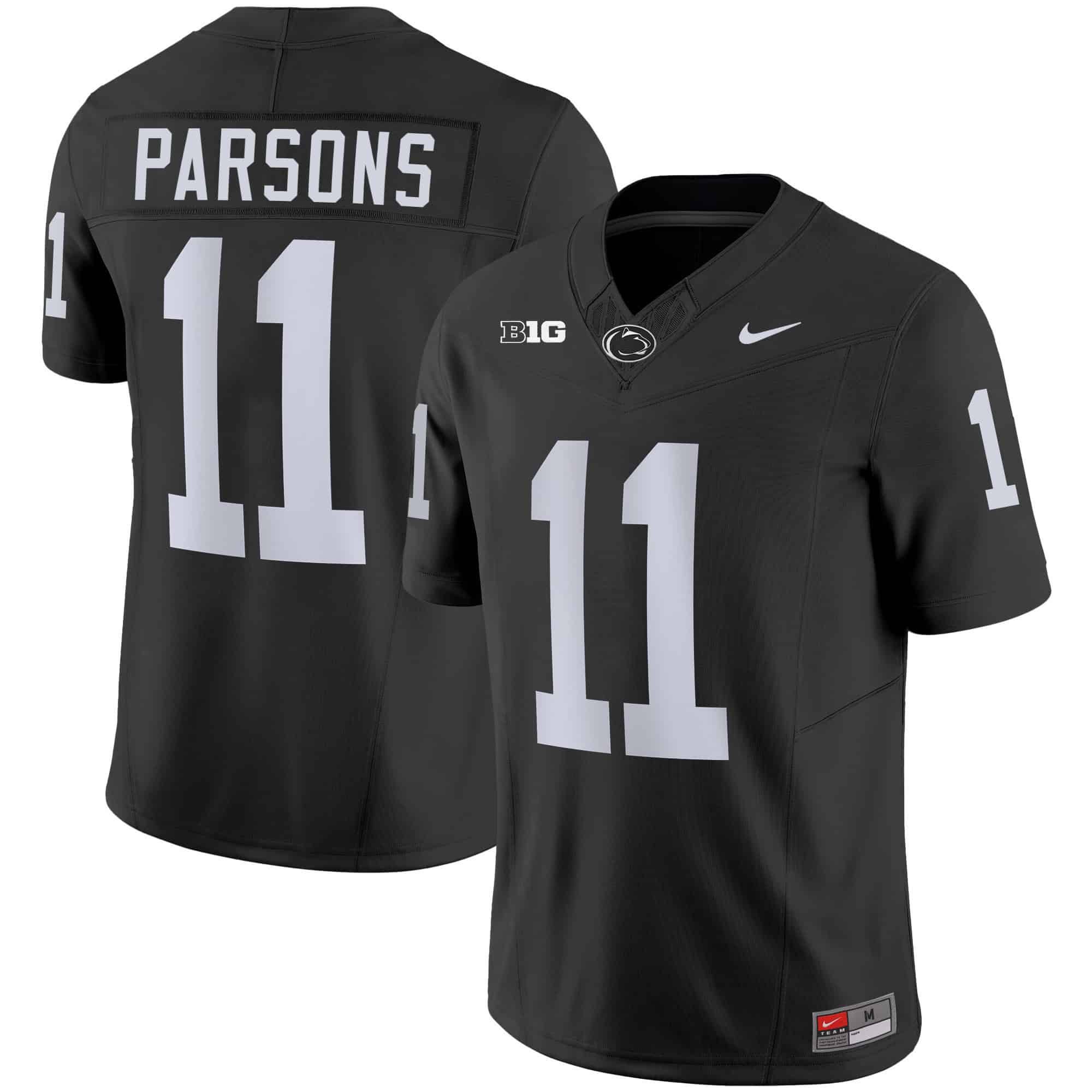 Men Penn State Nittany Lions #11 Parsons Black 2024 Nike Vapor Limited NCAA Jersey style 1->indianapolis colts->NFL Jersey